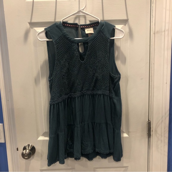 Knox Rose Lace Boho Tank Top - Picture 1 of 6